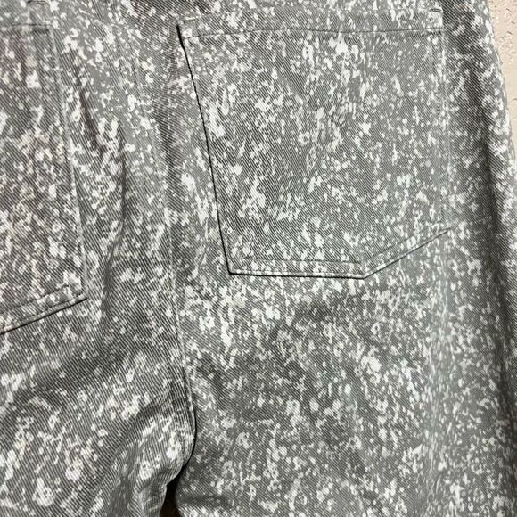 Spanx 1XL high waist ankle Jean ish leggings speckled gray pull on pants - Picture 5 of 7